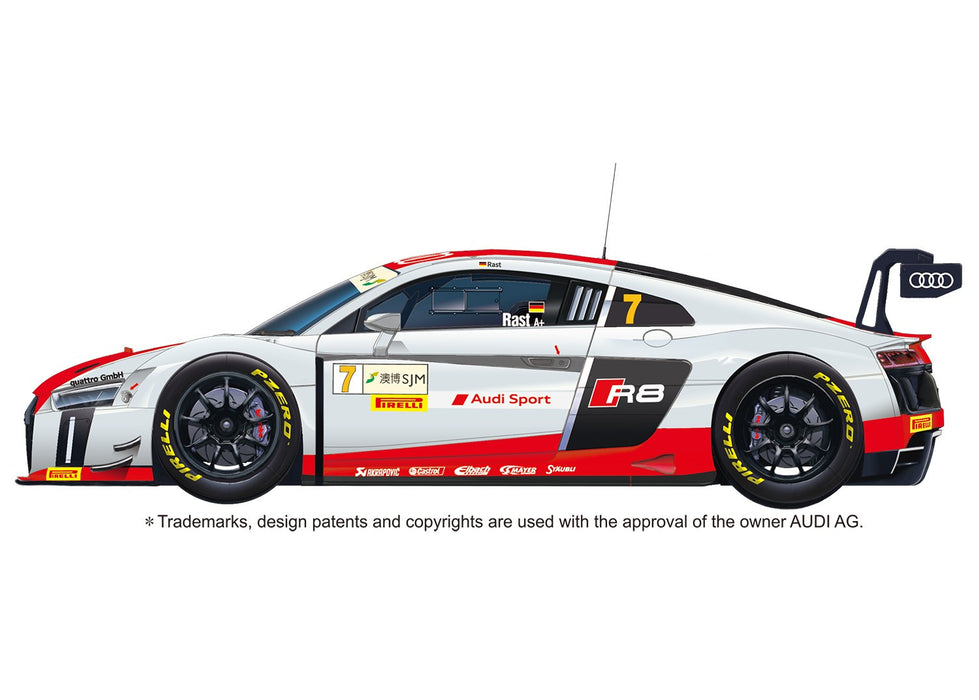 Platz NuNu Audi R8 LMS 2015 MACAU FIA GT - 1/24 Scale Model Kit