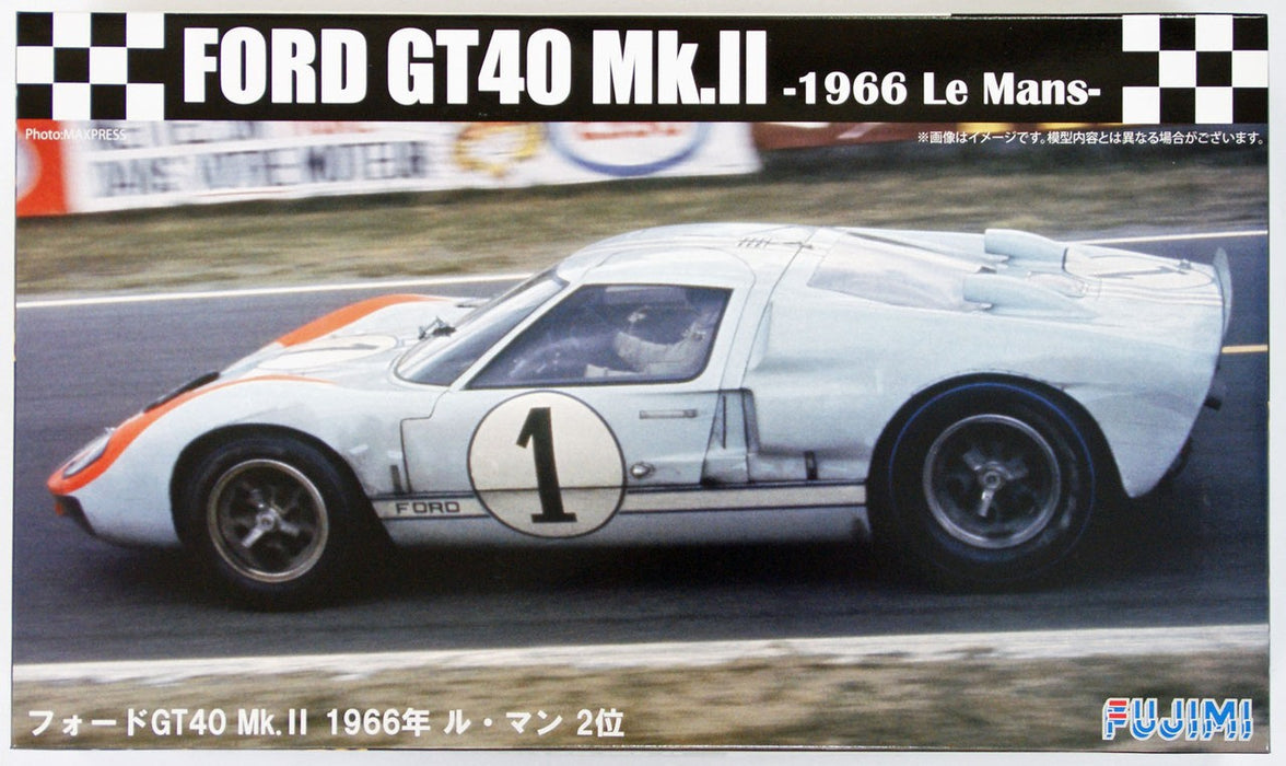 Fujimi RS-32 Ford GT40 Mk.II 1966 Le Mans - 1/24 Scale Model Kit