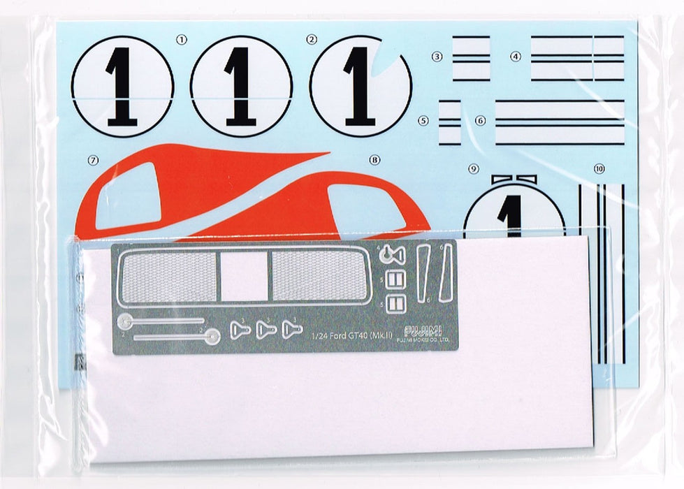 Fujimi RS-32 Ford GT40 Mk.II 1966 Le Mans - 1/24 Scale Model Kit