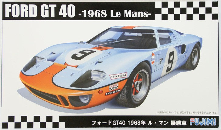 Fujimi RS-97 Ford GT40 1968 Le Mans - 1/24 Scale Model Kit