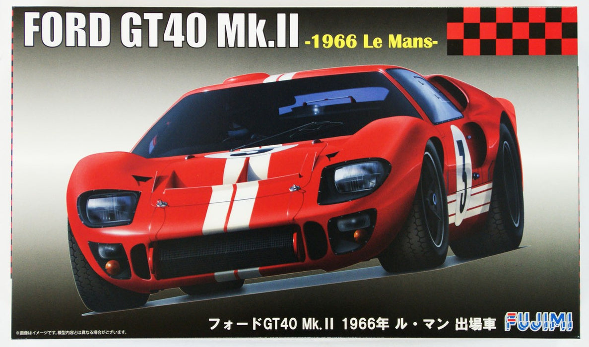 Fujimi RS-51 Ford GT40 Mk.II 1966 Le Mans - 1/24 Scale Model Kit