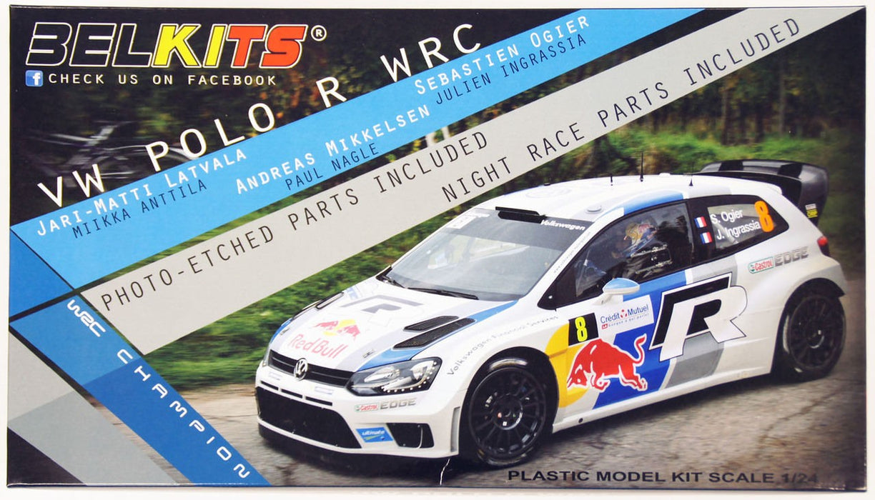 Belkits Volkswagen Polo WRC Red Bull 2013 - 1/24 Scale