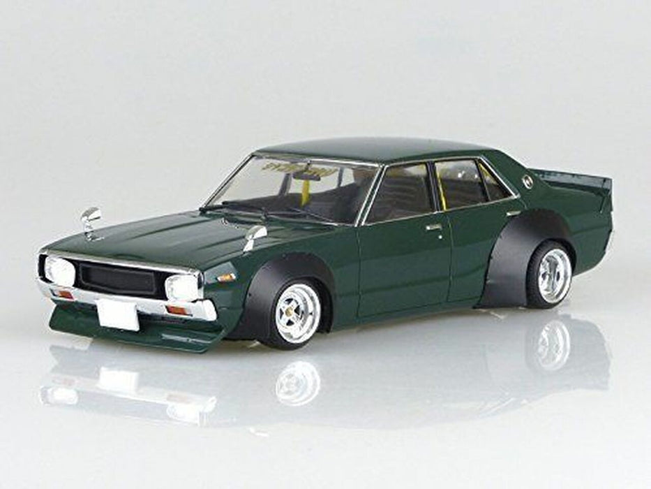 Aoshima Liberty Walk Nissan Skyline Kenmary Works 4Dr 2015 Ver - 1/24 Scale Model Kit