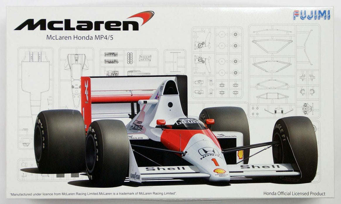 Fujimi Grand Prix 1/20 McLaren Honda MP4/5 Monaco GP or Spain GP - 1/20 Scale Model Kit