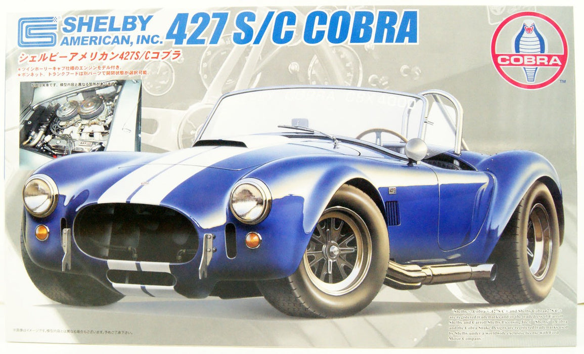 Fujimi Real Sports Car No.5 1/24 Shelby 427 S/C Cobra - 1/24 Scale Model Kit