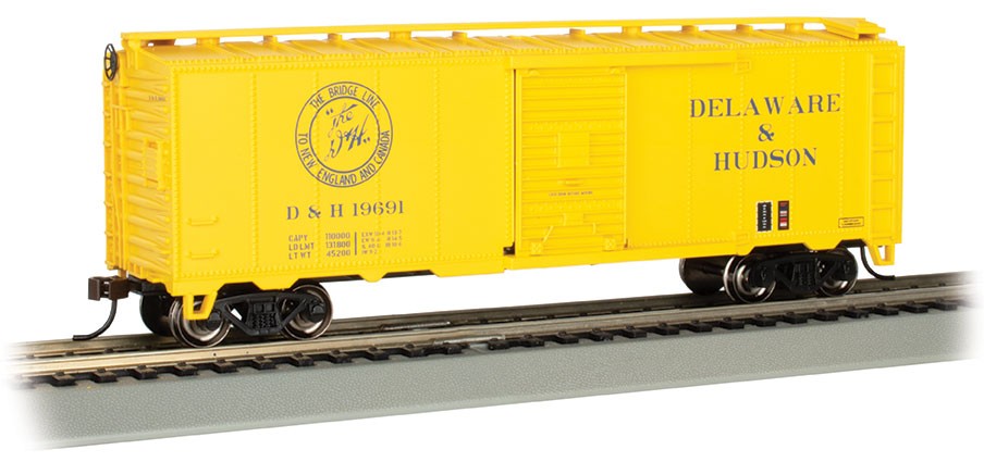 Bachmann Delaware & Hudson No. 19691 - 40' Box Car - HO Scale Model Train