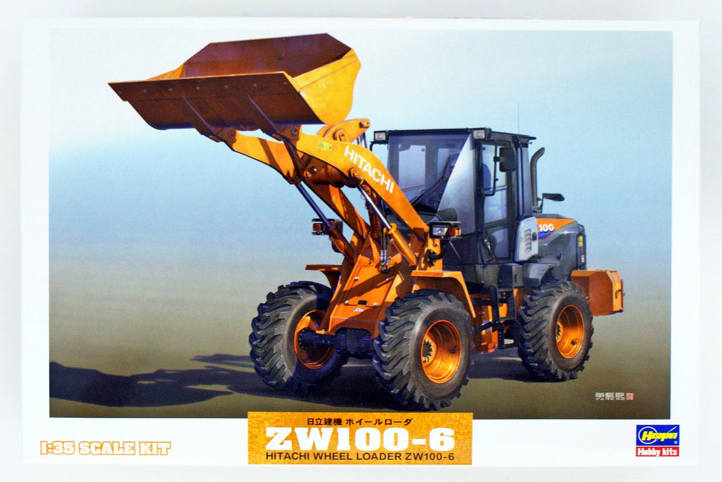 Hasegawa Hitachi ZW100-6 Wheel Loader - 1/35 Scale Model Kit