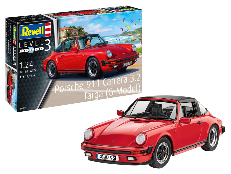 Revell of Germany Porsche 911 G Model Targa  - 1/25 Scale Model Kit