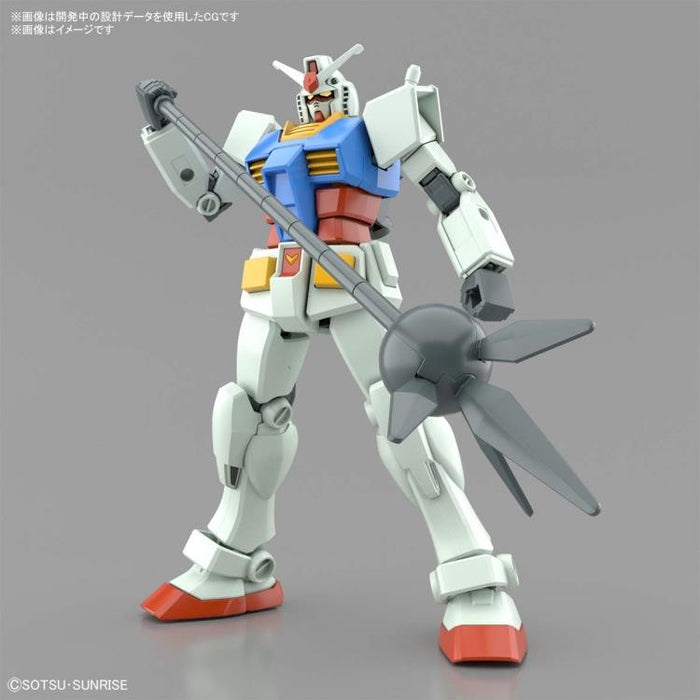 Bandai Gundam Entry Grade RX-78-2 (Full Weapon Set) Model Kit - 1/144