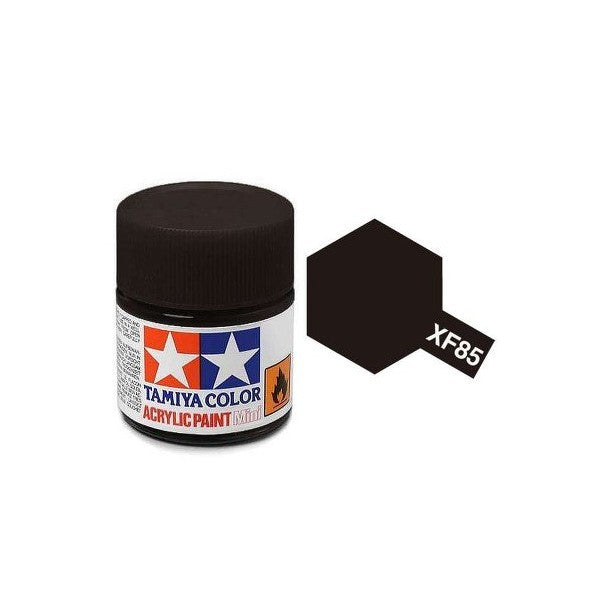 Tamiya Acrylic Mini XF-85 Rubber Black - 10ml Jar