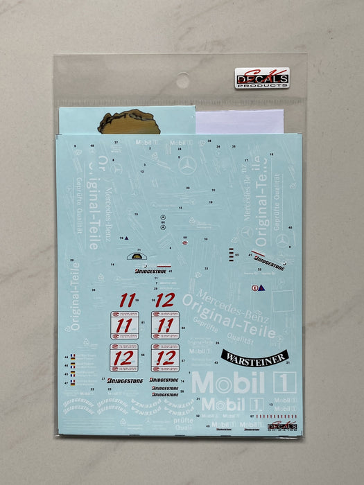 S.K. Decals Mercedes Benz CLK GTR FIA GT 1998 Team Persson Motorsport - 1/24 Scale