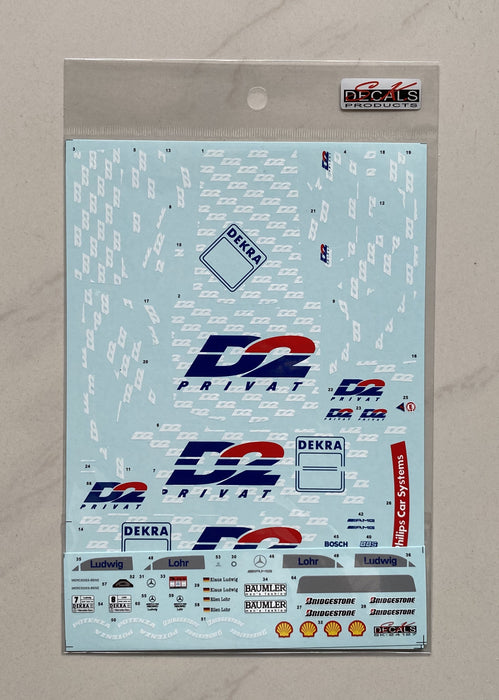 S.K. Decals AMG Mercedes C-Class DTM D2 Decals (Tamiya) - 1/24 Scale