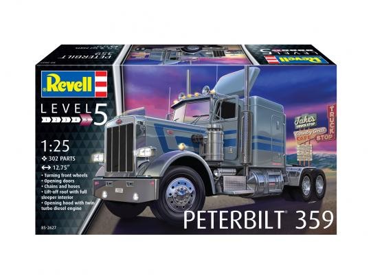 Revell Peterbilt 359 Tractor Cab with Sleeper - 1/25 Scale Model Kit