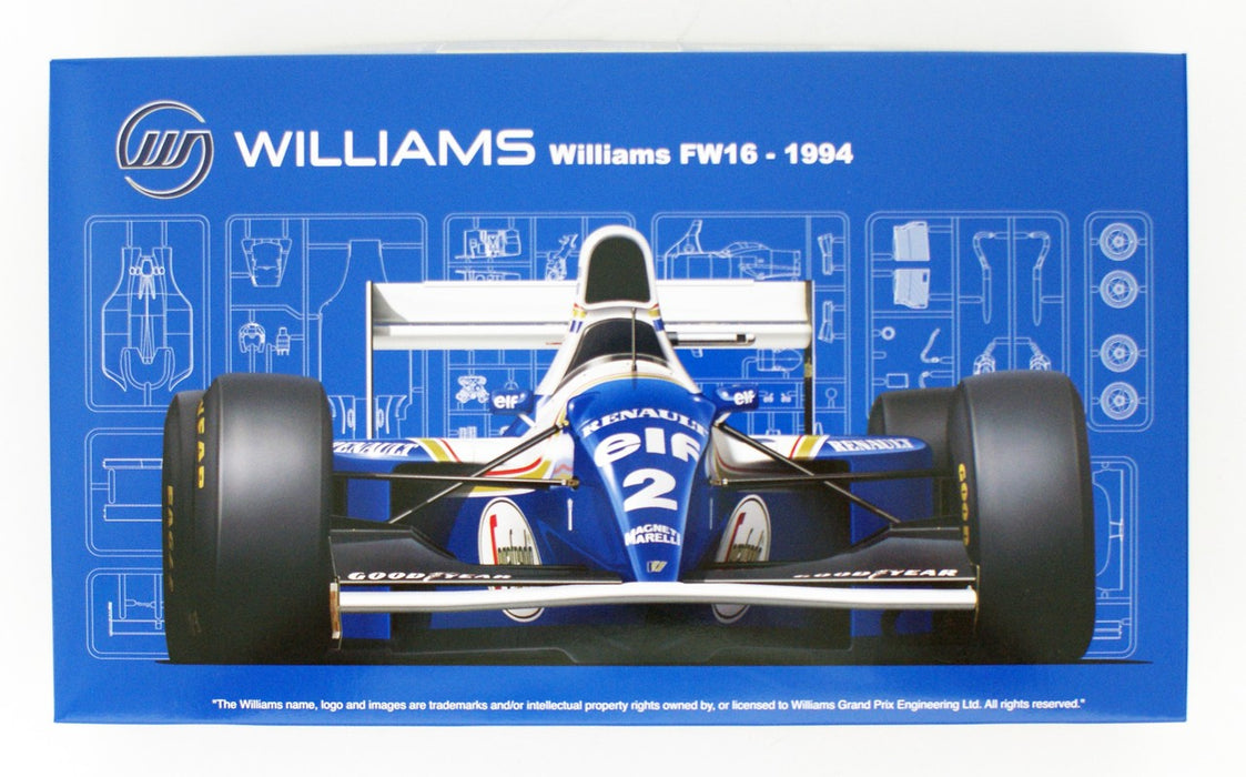 Fujimi GP24 Williams FW16 Renault (San Marino GP/ Brazilian GP/ Pacific GP) - 1/20 Scale Model Kit