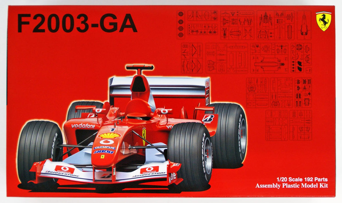 Fujimi GP23 092096 Ferrari F2003-GA (Japan Italy Monaco Spain GP) - 1/20 Scale Model Kit