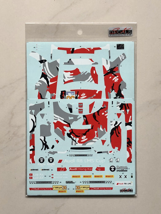 S.K. Decals Audi R8 LMS FIA GT World Cup Macau 15 Audi Hong Kong (NuNu) - 1/24 Scale