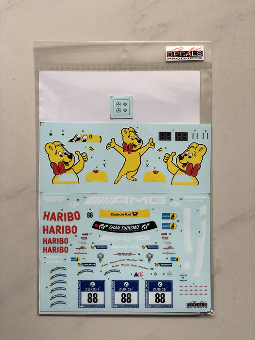 S.K. Decals Mercedes-AMG GT3 Haribo No.8 Decals  - 1/24 Scale