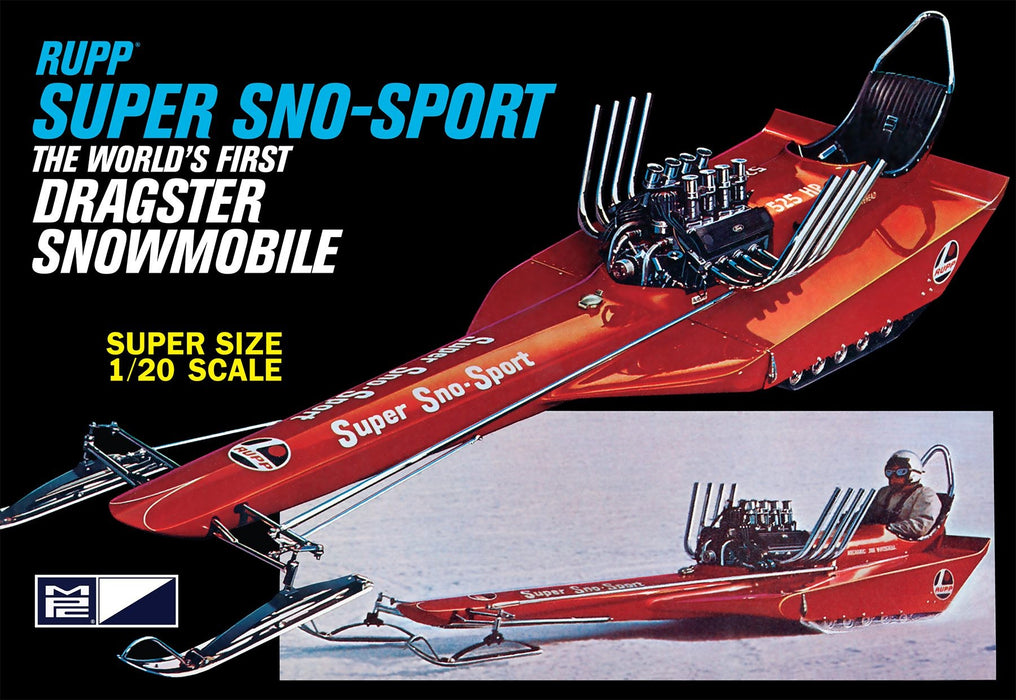 MPC Rupp Super Sno-Sport Snow Dragster - 1/20 Scale Model Kit