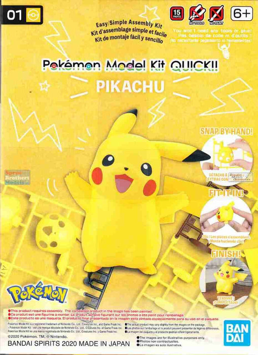 Bandai Pikachu Pokemon Quick Model Kit