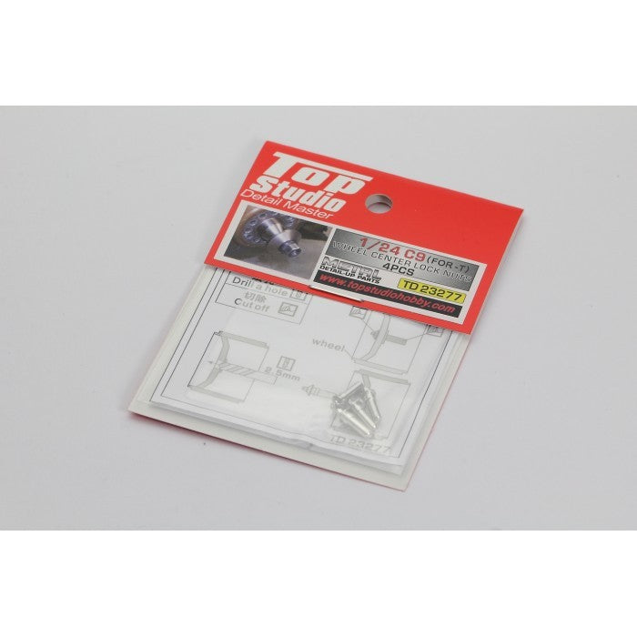 Top Studio 1/24 C9 (For Tamiya) Wheel Center Lock Nuts