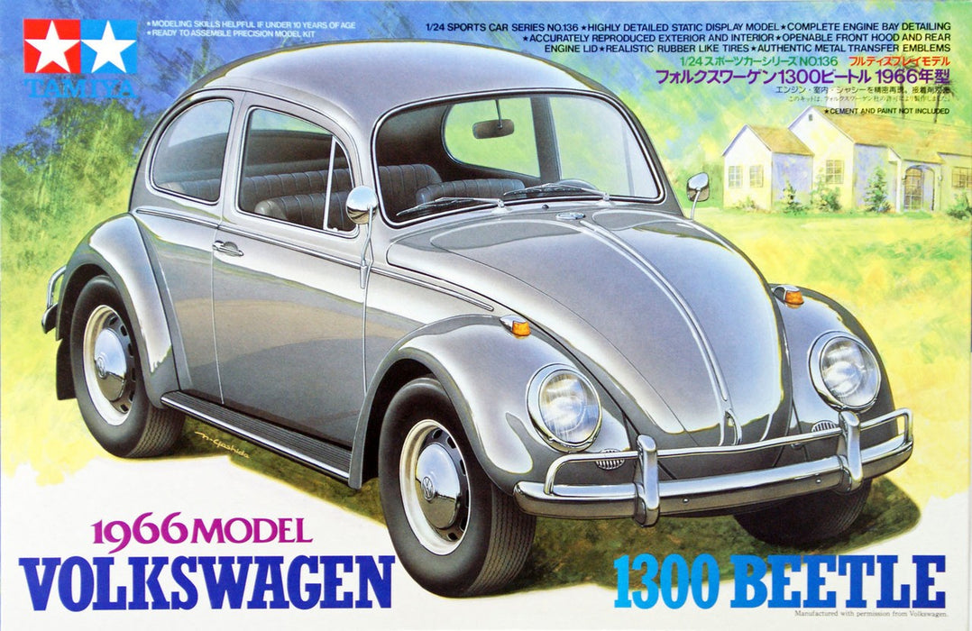 Tamiya Volkswagen 1300 Beetle 1966 - 1/24 Scale Model Kit