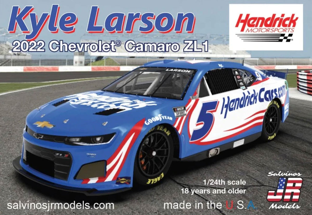 Salvino JR Models 2022 Next Gen Chevrolet Camaro Kyle Larson No. 5 - 1/24 Scale Model Kit