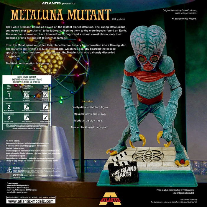 Atlantis Metaluna Mutant Monster Limited Edition - 1/12 Scale Plastic Kit