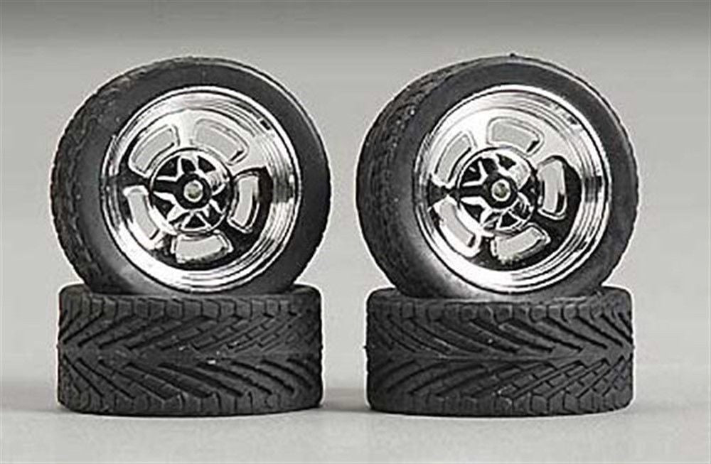 Pegasus Hobbies 1/24 Chrome  23" Holis Rims W/Tires