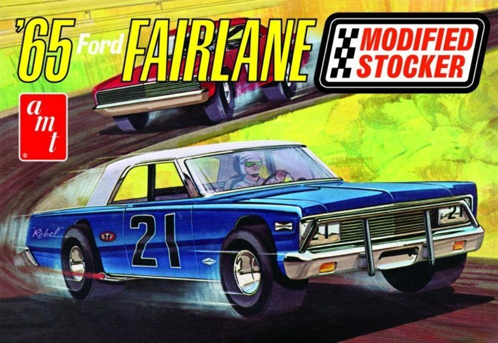 AMT 1966 Ford Fairlane 427 1/25 Scale Model Kit (Copy)AMT 1965 Ford Fairlane Modified Stocker Race Car  - 1/25 Scale Model Kit