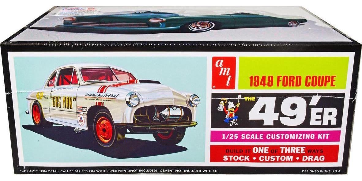 AMT 1949 Ford Coupe The 49'er 3-in-1 Kit - 1/25 Scale Model Kit