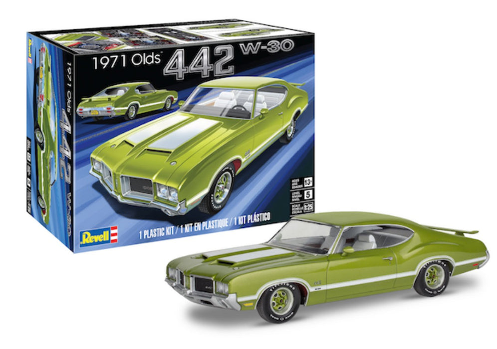 Revell 1971 Oldsmobile 442 W30 - 1/25 Scale Model Kit