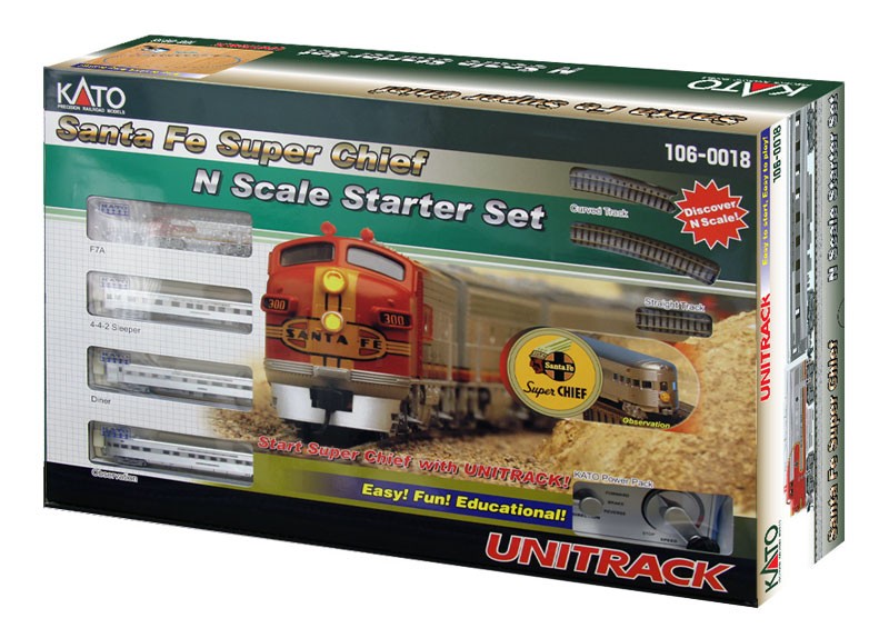 Kato Santa Fe Super Chief Starter set - N Scale