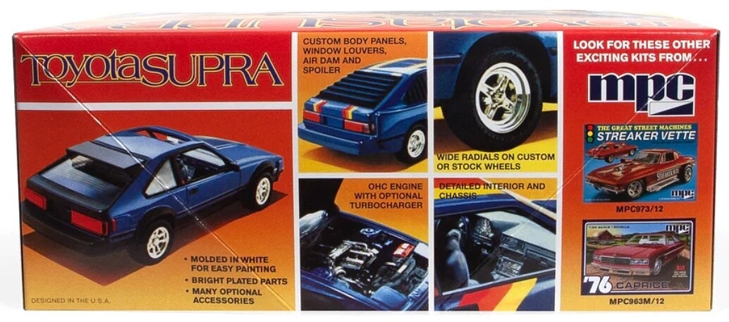 MPC 1983 Toyota Celica Supra - 1/25 Scale Model Kit