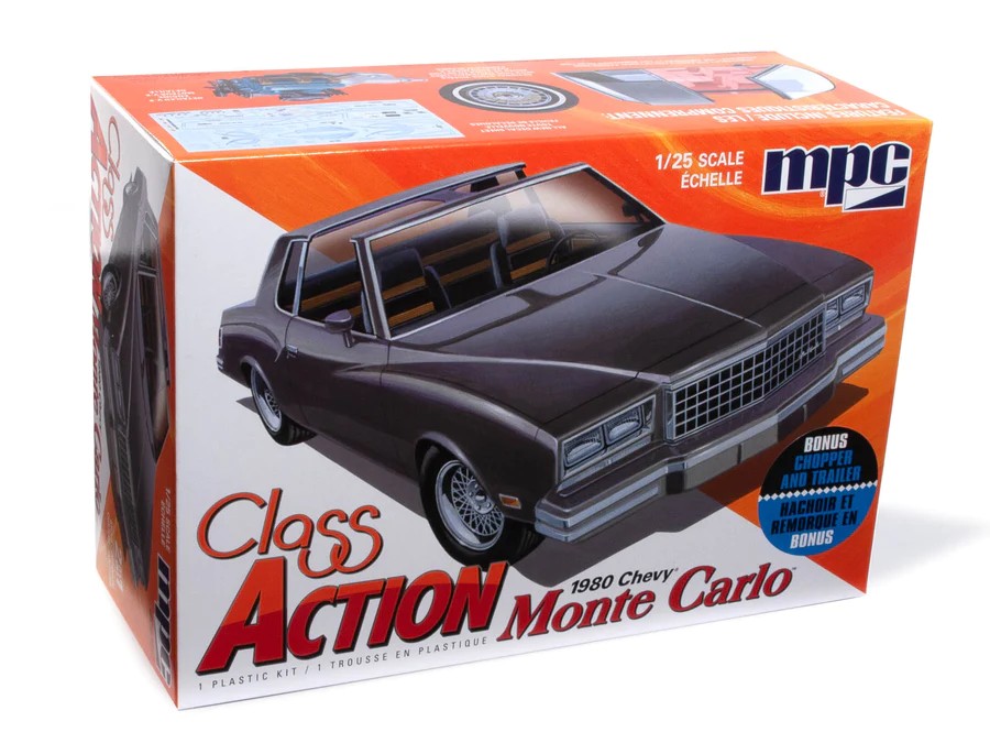 MPC 1980 Chevy Monte Carlo 'Class Action' - 1/25 Scale Model Kit