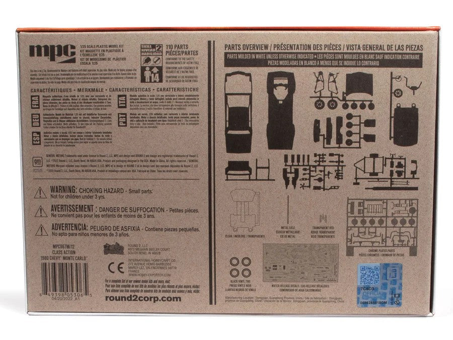 MPC 1980 Chevy Monte Carlo 'Class Action' - 1/25 Scale Model Kit