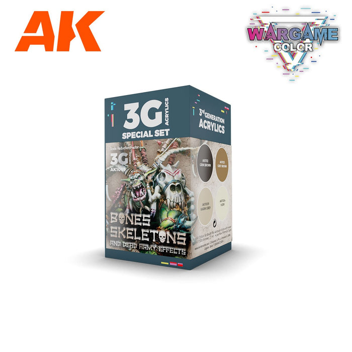 AK Interactive Wargame Color Set: Bones and Skeletons - AK1069