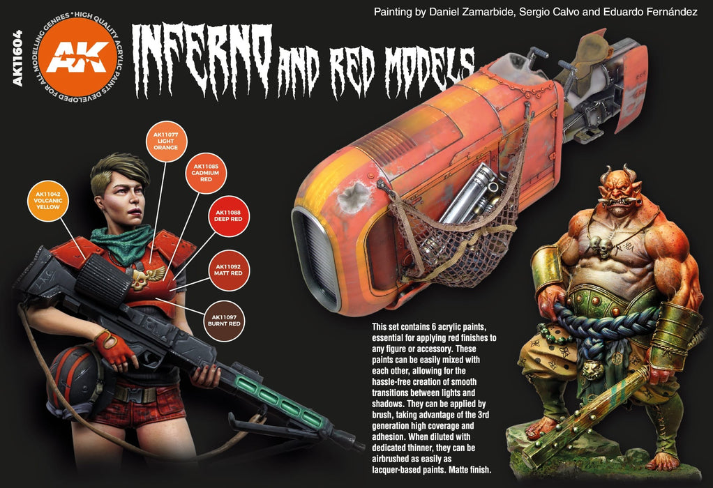 AK Interactive Inferno and Red Creatures - AK11604