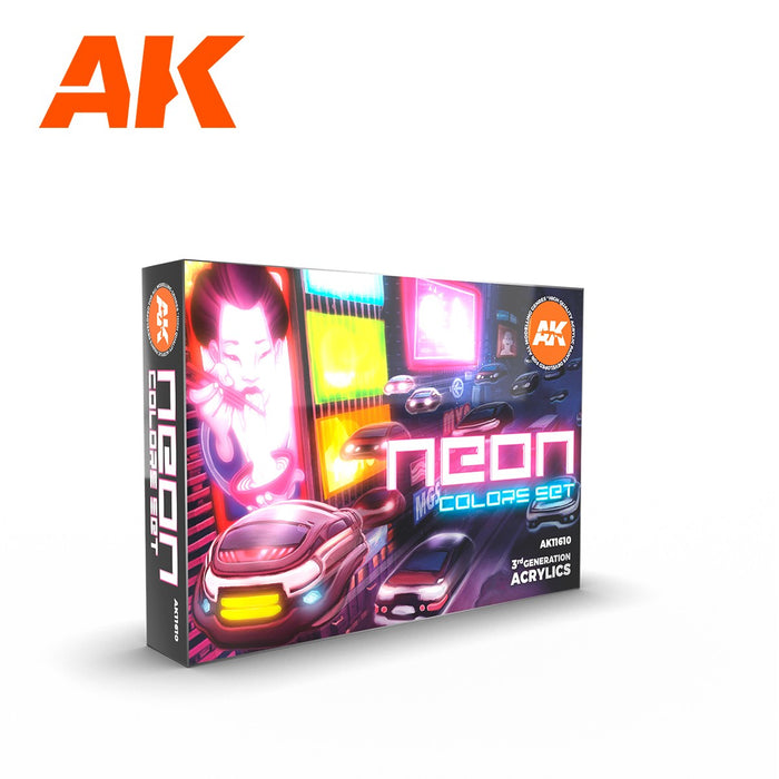 AK Interactive Neon Colors Set - AK11610