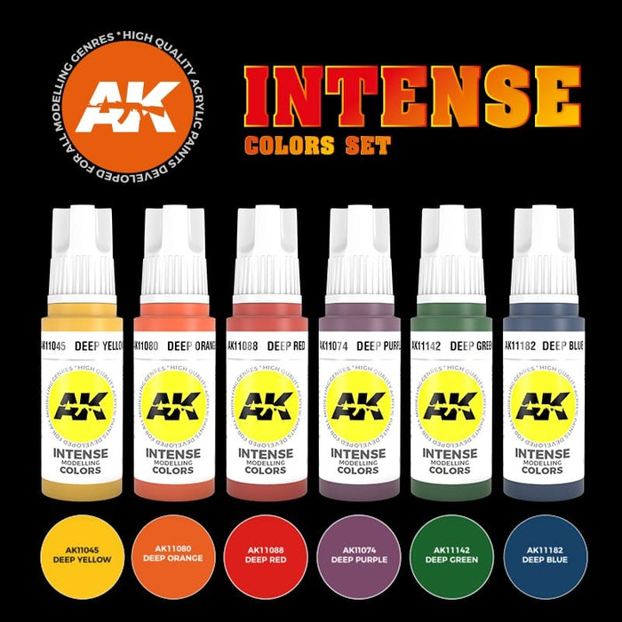 AK Interactive Intense Colors Set - AK11612