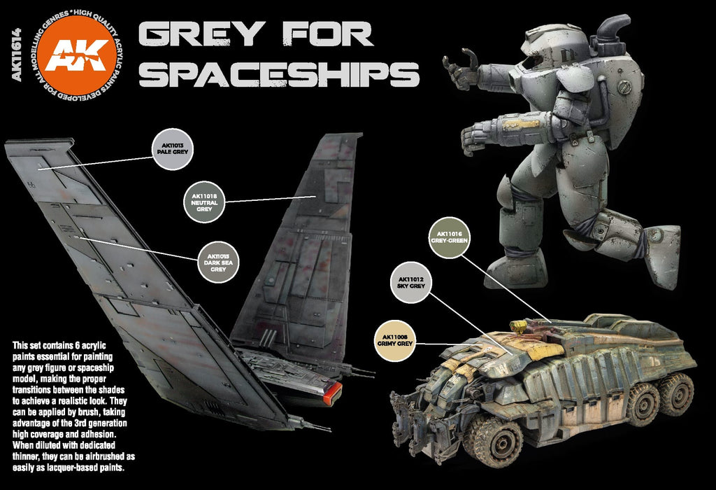 AK Interactive Gray for Spaceships - AK11614