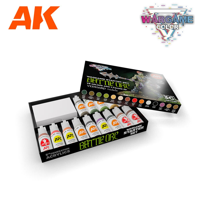 AK Interactive Wargame Color Starter Set: Orc - AK11768