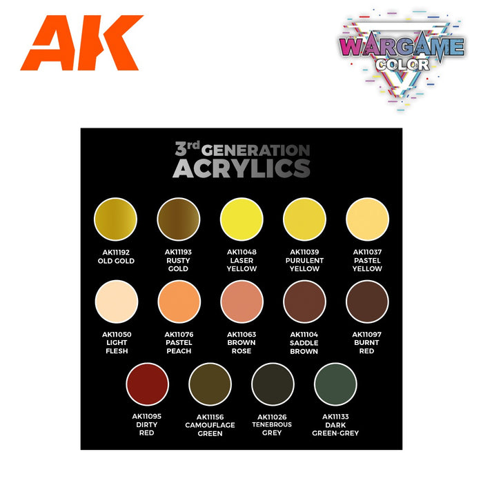 AK Interactive Wargame Color Starter Set: Crusher Dwarf - AK11769