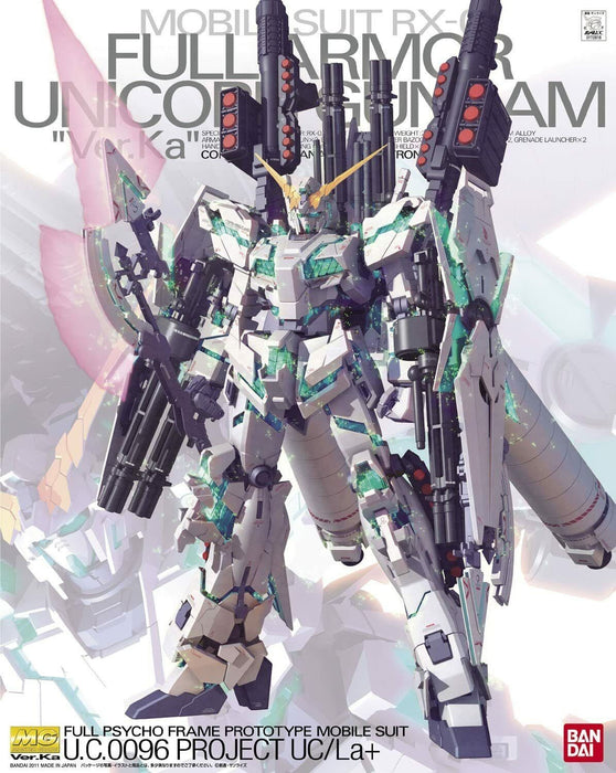 Bandai RX-0 Full Armor Unicorn Gundam Ver. KA MG - 1/100