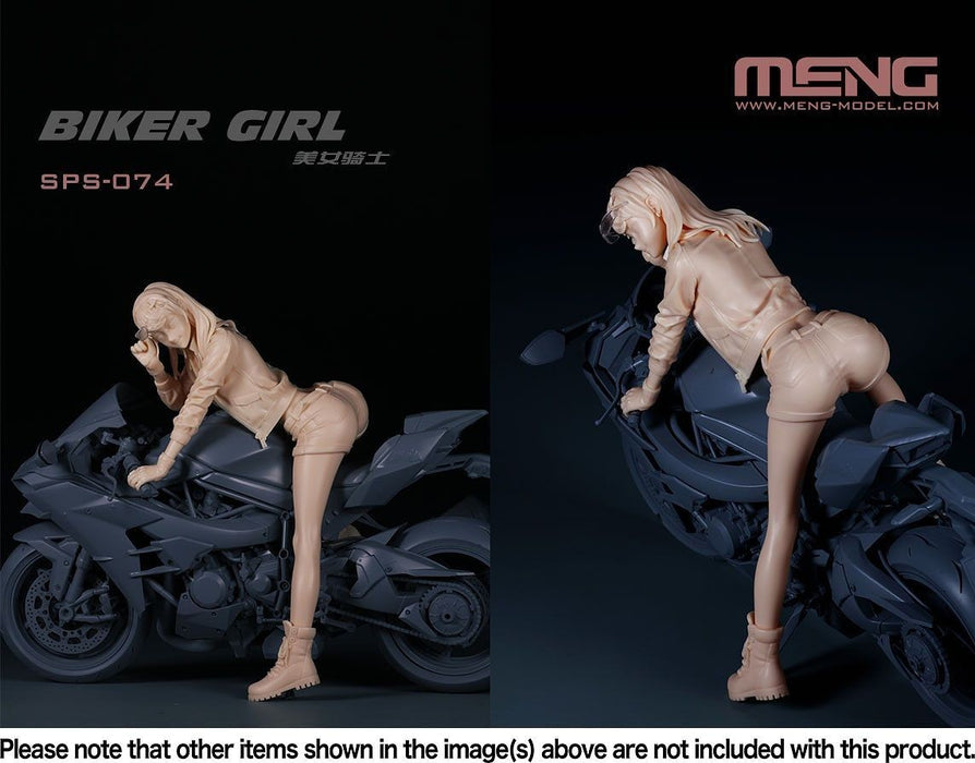 MENG Biker Girl (Resin)- 1/9 Scale