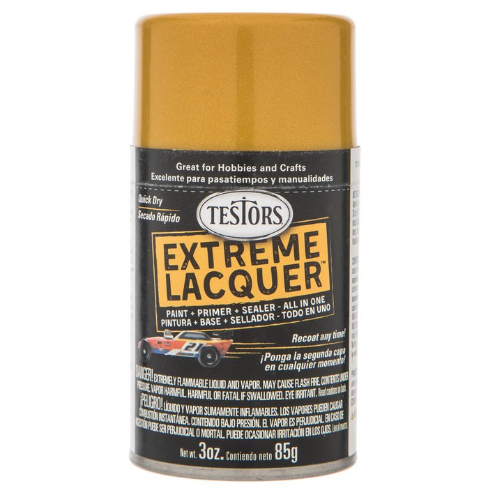 Testors Pure Gold Extreme Lacquer Spray Paint