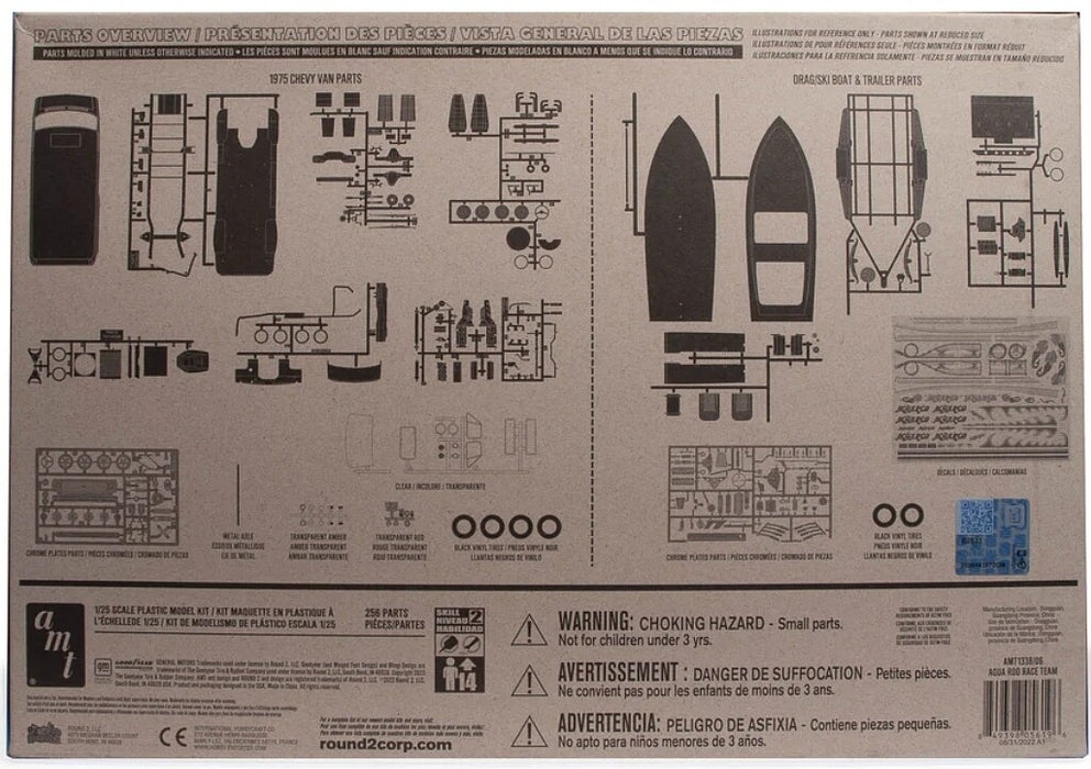 AMT Aqua Rod Racing Team 1975 Chevy Van - 1/25 Scale Model Kit