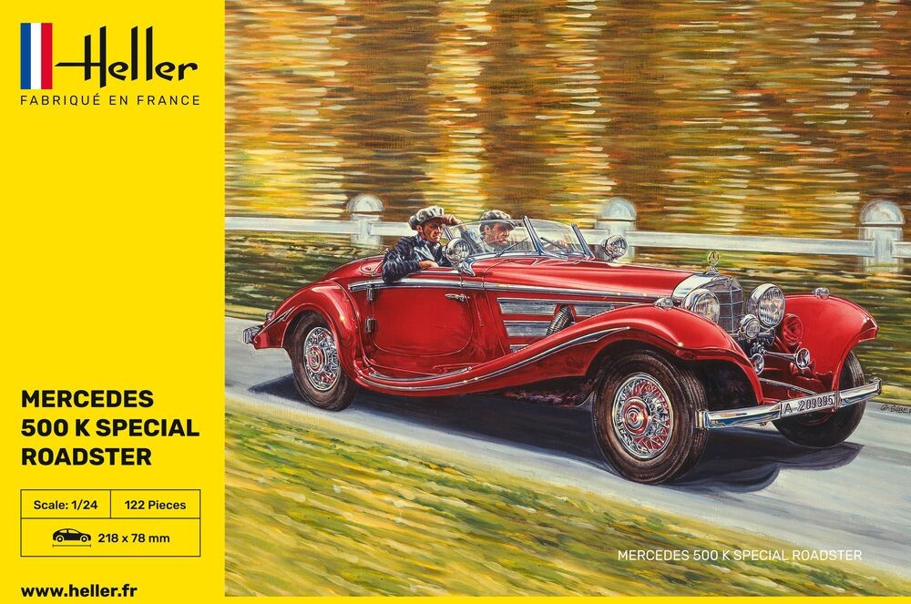 Heller 500 K Special Roadster - 1/24 Scale Model kit