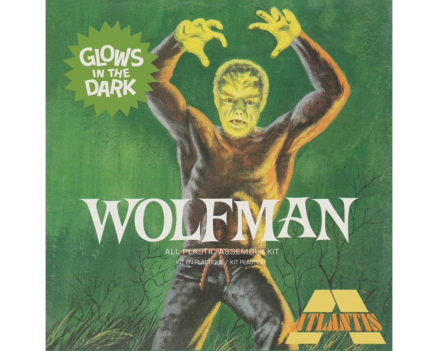 Atlantis Models Lon Chaney Jr. The Wolfman Glow Limited Edition - 1/8 Scale Plastic Kit