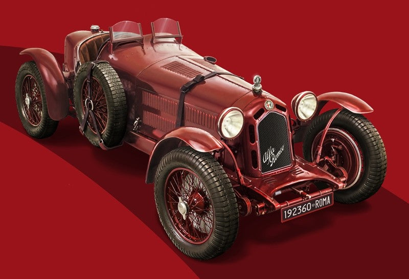 Italeri Alfa Romeo 8C/2300 (1931-1933) - Alfa Romeo 110th Anniversary - 1/12 Scale Model Kit