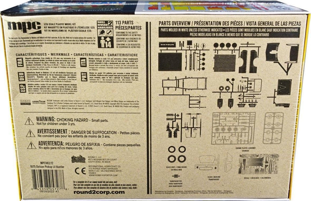 MPC 1975 Datsun Pickup “Li’l Hustler" - 1/25 Scale Model Kit